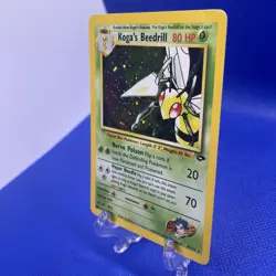 Koga's Beedrill - 9/132 - Pokemon Gym Challenge Unlimited Holo Rare Card WOTC NM - Image 3