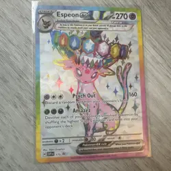 Pokemon : Espeon Ex (175) Prismatic Evolutions Black Star Promo - Image 1