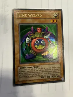 Time Wizard MRD-065 Yugioh! Metal Raiders-Unl, edition-original print-LP - Image 2