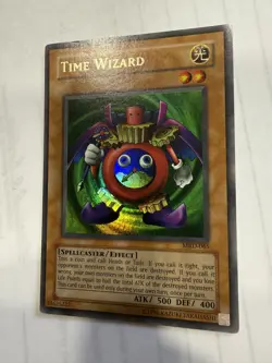 Time Wizard MRD-065 Yugioh! Metal Raiders-Unl, edition-original print-LP - Image 4