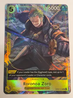 Roronoa Zoro (Illustration Box Vol.3) OP07-113 One Piece Promotion Cards Foil NM - Image 1