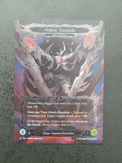 Flesh and Blood FAB Arakni, Tarantula (Marvel) NM 1st Edition Cold Foil - Image 1