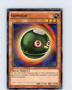 Yu-Gi-Oh TCG Gonogo BP03-EN047 1st Edition Regular Common Card NM - Image 1