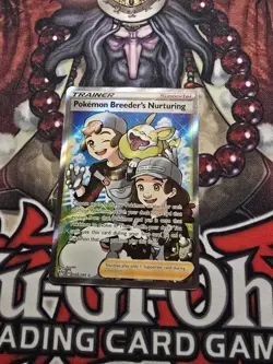Pokemon Breeder's Nurturing - 188/189 Full Art Rare Card - Darkness Ablaze NM - Image 1