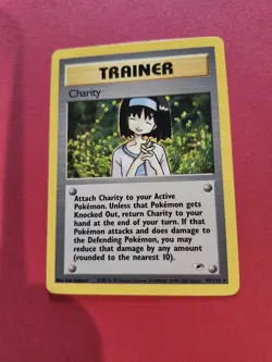 Pokemon TCG Charity Gym Heroes Trainer Unlimited Rare Card 99/132 Nm Condition - Image 1