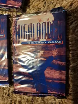 Lot (8) Highlander The Card Game CCG NEW TCG packs Arms and Tactics 1996 - Image 4
