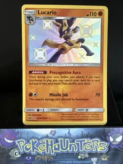 Pokemon Card Lucario SV22/SV94 Hidden Fates Shiny Vault Holo Rare L/P - Image 1
