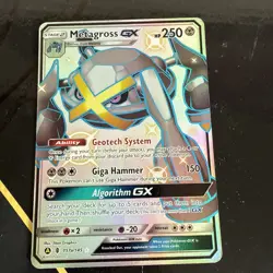 Metagross GX 157a/145 Hidden Fates Ultra Rare Full Art Promo Pokemon Card - Image 1