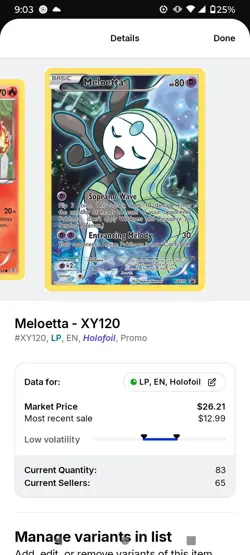 Pokemon TCG XY Promo Card Lot Darkrai,Meloetta, Salamence - Image 5