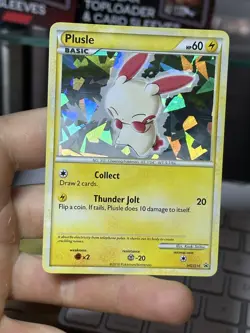 Plusle HGSS16 Black Star Promo 2010 Cracked Ice Holo Pokemon Card TCG - Image 3