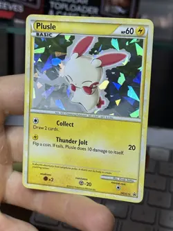 Plusle HGSS16 Black Star Promo 2010 Cracked Ice Holo Pokemon Card TCG - Image 4
