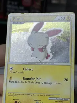 Plusle HGSS16 Black Star Promo 2010 Cracked Ice Holo Pokemon Card TCG - Image 5