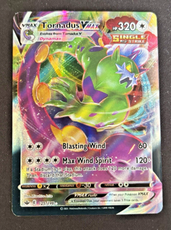 Tornadus VMAX - 125/198 - Pokemon Chilling Reign Sword & Shield Rare Card NM - Image 1