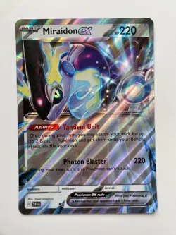 Miraidon EX Jumbo / Oversize Card Holo Double Rare (Scarlet & Violet) - Image 1
