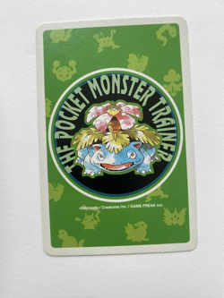 Krabby 8 of Hearts Pokemon Poker No. 098 Venusaur Green Deck Playing Card 1996 - Image 2