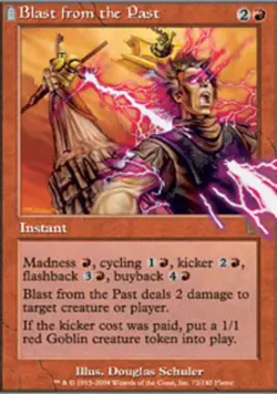 1x Blast from the Past - Foil NM-Mint, English Unhinged MTG Magic - Image 1