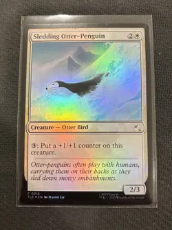 Sledding Otter-Penguin 0218 (Foil) Common MTG Avatar Eternal - Image 1