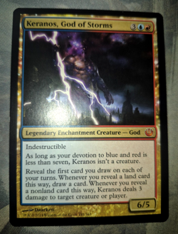 Keranos, God of Storms x1 NM Journey Into Nyx MTG - Image 1