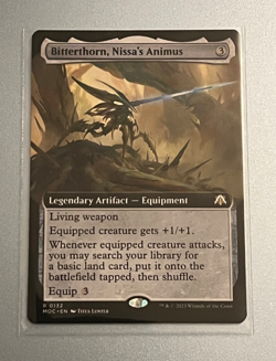 MTG Bitterthorn Nissa's Animus (Extended Art) - March of the Machine #132 - Image 1