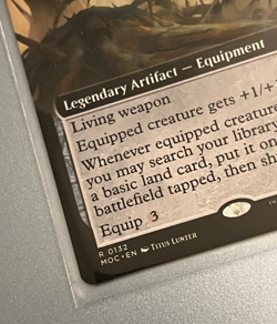 MTG Bitterthorn Nissa's Animus (Extended Art) - March of the Machine #132 - Image 3