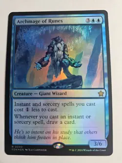 MTG - FOIL Archmage of Runes Foundations 030 - Image 1