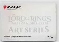 MTG The Lord Of The Rings Art Series Samwise Gamgee x1 NM 19/81 - Image 2