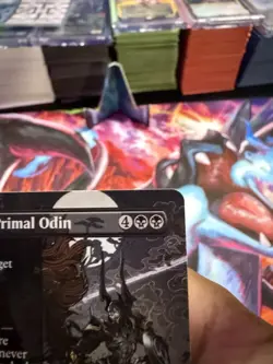 Magic MTG Final Fantasy Summon: Primal Odin #365 *NON-FOIL* Borderless Rare - Image 5