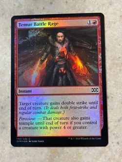 MTG NM Temur Battle Rage Foil [Double Masters] - Image 1