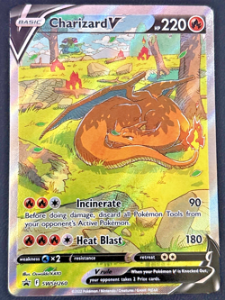 Pokemon TCG Charizard V SWSH260 Black Star Promo SWSH: Sword & Shield Holo NM - Image 1