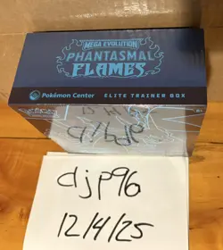 Pokemon Center Exclusive Phantasmal Flames Elite Trainer Box ETB. Brand New. - Image 2