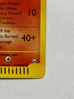 Ninetales - Aquapolis H19/H32 2002 - E Reader - Pokemon TCG - WOTC - Holo NM - Image 4