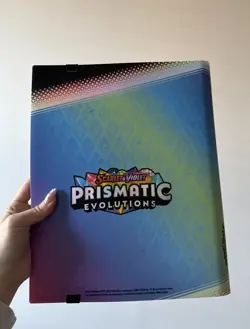 POKEMON PRISMATIC EVOLUTIONS COLLECTOR BINDER - BINDER ONLY - NO PACKS INCLUDED - Image 3