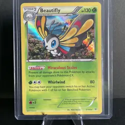 Pokemon TCG Beautifly Roaring Skies Holo Rare Card 5/108 NM Condition - Image 1