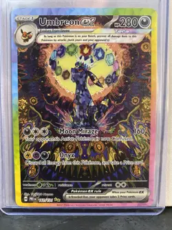 Umbreon ex 161/131 Pokemon Prismatic Evolutions Holo Special Illustration Rare - Image 1