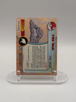 Muk #89 2000 Topps Pokemon TV Animation Edition Series 2 - Image 2
