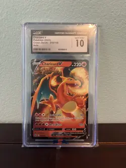 2023 Pokemon Crown Zenith Holo #018 Charizard V CGC 10 GEM MINT - Image 1