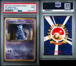 2001 POKEMON JPN PROMO GAME BOY #150 GREAT ROCKET'S MEWTWO-HOLO PSA 9 - Image 3