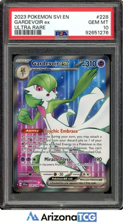 Pokemon 2023 Gardevoir ex 228/198 Ultra Rare Scarlet & Violet GEM MINT PSA 10 - Image 1