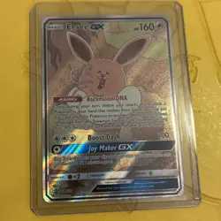 Pokemon TCG Eevee GX SM233 Full Art Black Star Promo Sun & Moon - Image 1