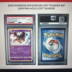 2018 Pokemon Sun & Moon: Lost Thunder - Giratina 97/214 Holo - PSA 8 - Image 2