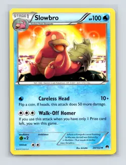 Pokemon TCG Slowbro 20/122 XY - BREAKpoint Normal LP - Image 1