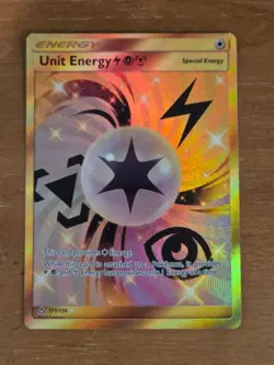 2018 Pokemon TCG Unit Energy Holo (Secret Rare) #171/156 - Image 1