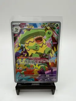 Ludicolo 095/094 Illustration Rare Pokemon TCG Mega Evolution Phantasmal Flames - Image 1