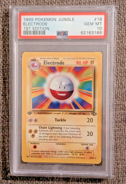 Pokemon TCG - Electrode - 18/64 - Jungle - Holo Rare - 1st Edition - PSA 10 - Image 2