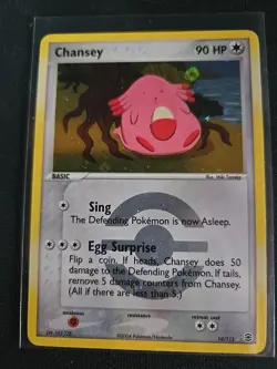 Pokemon TCG: 2004 EX FireRed & LeafGreen Chansey 19/112 Reverse Holo NM - Image 1