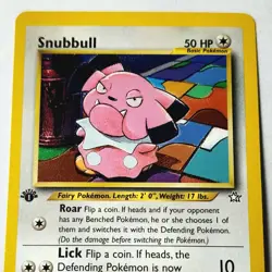 Snubbull 74/111 1st Edition Neo Genesis Common Pokemon WoTC - Image 2