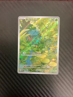 Pokemon TCG Bulbasaur 166/165 Sv: Scarlet & Violet 151 Holo Rare Mint Near Mint - Image 1
