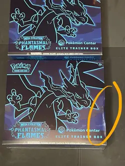 Phantasmal Flames POKEMON CENTER ETB SEALED Lot of 2 + 5 Extra Packs! ?? - Image 2