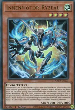 yugioh Innenmotor-Ryzeal CRBR-DE003 Ultra Rare 1Auflage Deutsch - Image 1