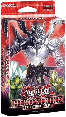 YuGiOh! - HERO Strike Structure Deck [1st Ed] - NM-M Sealed Structure Deck Only - Image 4
